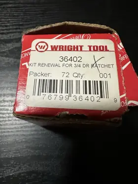 36402 WRIGHT TOOL Drive Ratchet Renewal Kit