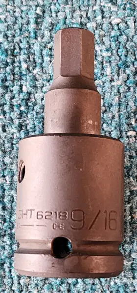6218 WRIGHT TOOL Impact Socket Bit Drive #2