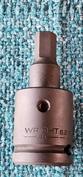 6218 WRIGHT TOOL Impact Socket Bit Drive