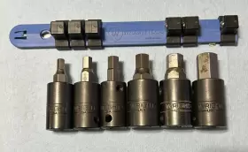 637825897630 WRIGHT TOOL Hex Bit Impact Socket Set #2