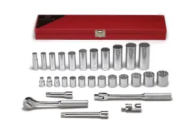 784497257351 WRIGHT TOOL Drive Point Standard Socket Set