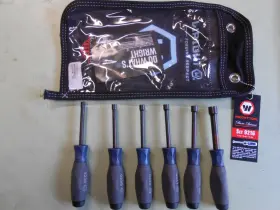 9216 WRIGHT TOOL Nut Driver Set Hollow Shaft Pouch