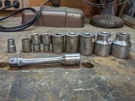 N-12 WRIGHT TOOL Drive Point Sockets Set Extension