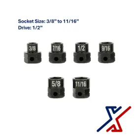 X1E-SOC-IPC-NAN-9351X1 X1TOOLS Nano Socket Stuby Set Drive