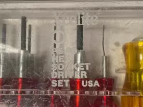 76567567654765567567657 XCELITE Hex Socket Driver Set #2