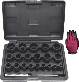 GJ-105 YUESSTLOO Bolt Nut Extractor Set Drive Wheel