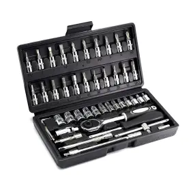 SW01 YUFANYA Drive Socket Ratchet Combination Wrench Set