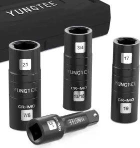 QL-61 YUNGTEE Impact Socket Set Drive Lug Nut