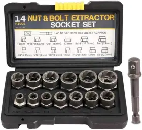 JGG-001 YWHWXB Impact Bolt Nut Remover Set Extractor Tool
