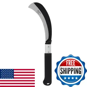 B07RK5354N ZENPORT Harvest Sickle Carbon Steel Blade Handle