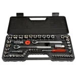 Stalwart 52 Piece 1/4, 3/8, And 1/2, Socket Drive Sae Metric Set. Fixed Price $29.99.