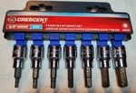 Crescent 7pc. Hex Bit Socket Sets Metric 93-10mm) 3/8"dr. #cbss1n Pre Owned. Fixed Price $14.50.