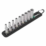 New Wera 1/4 Belt Metric Deep Socket Set - P/n 05004525001. Fixed Price $57.00.