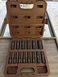 Matco Tools Scpm14-6va 14 Piece Metric Deep Impact Socket Set 10-27mm. Fixed Price $150.00.