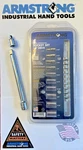 Armstrong Usa Made #15-249a 10pc Sae 1/4 Drive Socket Set W Rail + Bonus. Fixed Price $36.75.