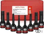 Getlitool 8pcs Impact Torx Bit Socket Set, 1/2" Drive S2 Steel Star 8pcs-torx. Fixed Price $40.99.