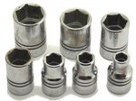 7 Piece Williams 1/2" Drive 6 Point Socket Set 3/8"-7/8" St-628 Made Usa Used. Fixed Price $26.99.