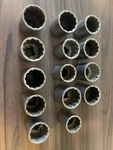 Lot Of 14-vintage Herbrand Short Sockets, 1/2 Drive, Made In Usa. Fixed Price $24.74.