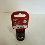 Milwaukee 49-66-6207 Shockwave Impact Duty 1/2 Drive 13/16 Standard 6 Point Sock. Fixed Price $13.29.