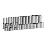 Capri Tools 1/4 In. Drive 6-point Socket Set (shallow & Deep / 4-15 Mm). Fixed Price $86.19.