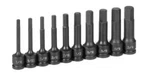 Grey Pneumatic 1340h 1/2" Drive 10 Pc 4" Hex Driver Set. Fixed Price $192.36.