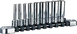 Ktc Nepros 6.3mm (1/4-inch) Deep Socket Set, 9-piece Ntb2l09a. Fixed Price $141.64.