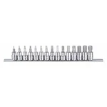 Westward 54tm33 3/8" Drive Socket Bit Set, Metric, 15 Pcs. Fixed Price $43.19.