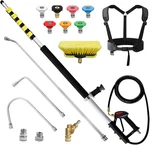 Janz 25 Ft Pressure Washer Telescoping Wand With Power Extension Wands, B. Fixed Price $131.55.