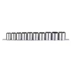 Westward 53pn70 1/2" Drive Socket Set Metric 10 Pieces 22 Mm To 32 , Chrome,. Fixed Price $36.29.