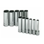Sk 1350 11 Piece 1/4" Drive 12 Points Deep Metric Socket Set 5 To 14 Mm. Fixed Price $124.23.