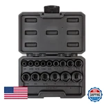 Tekton 3/8 Inch Drive 6-point Impact Socket Set 15-piece 1/4-1 With Case. Fixed Price $110.06.