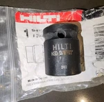 New Hilti 314674 Impact Socket 1/2"-13/16" Shallow Anchor 6 Point. Fixed Price $18.00.