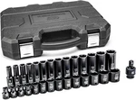 Gearwrench 29 Pc. 3/8" Drive 6 Pt. Impact Socket Set, Standard Metric, Black. Fixed Price $132.09.