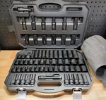 Gearwrench 65 Piece 1/2" Drive Standard & Deep Sae/mm Impact Socket Set Large. Fixed Price $225.00.