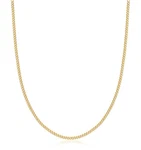 Barzel 18k Gold Plated Curb/cuban Link Chain Necklace 18 Inches, 2mm. Fixed Price $21.93.