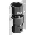 Grey Pneumatic 1018um 3/8" Drive X 18mm Standard Universal Impact Socket. Fixed Price $36.98.