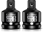 Mto 2-piece 3/8" Female To 1/4" Male Impact Male, Black. Fixed Price $17.99.
