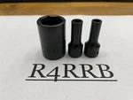 Snap-on Tools Usa New 3pc 3/8" Drive Metric 6pt Semi Deep Impact Socket Lot Set. Fixed Price $89.95.