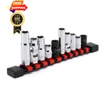 Casoman 10pcs Impact Socket & Flex Set, 1/4" 3/8" Drive. Fixed Price $34.98.
