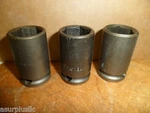 Apex 17mm43 Socket Impact 6 Pt. 3/8 Drive Shallow Well Lot Of 3 Sockets Nos. Fixed Price $21.99.