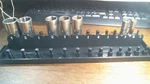 M Matco Tools Sae 1" 15/16 13/16 3/4 11/16 3/8 5/16 3/8" Drive 6-pt. Socket Usa. Fixed Price $55.00.