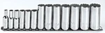 Stanley Proto J52112 13 Piece 12 Point 3/8" Drive Deep Socket Set. Fixed Price $120.57.