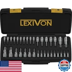 Lexivon Master Torx Bit Socket Set, Premium S2 Alloy Steel 34-piece. Fixed Price $68.56.