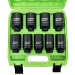 Sunkpmckp 1/2" Drive Deep 6-point Impact Socket Set, 9-piece Metric Spindle A.... Fixed Price $44.05.