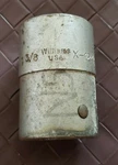 Vintage Williams X-1244 Impact Socket 1-3/8" 12 Point 1" Drive Vtg. Fixed Price $25.00.