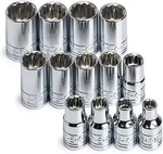 Sk Tools Usa 3/8" Drive, 13 Piece, 12 Point, Standard Metric One Size, 1. Fixed Price $92.63.