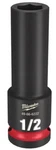 Milwaukee Shockwave Impact Duty 1/2 Drive Deep 6 Point Socket 49-66-6222. Fixed Price $12.99.