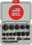 Usa Made! 15-piece Damaged Bolt Extractor Socket Set 1/4"-3/8" Dr Ares. Fixed Price $88.95.