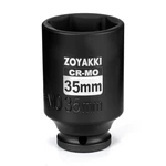 1/2" Drive X 35 Mm Deep 6 Pt Impact Socket, Cr-mo, 1/2-inch Point Axl.... Fixed Price $18.54.