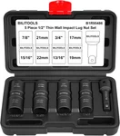 Bilitools Lug Nut Socket Set, 1/2 Inch Drive Non-marring Impact Flip Set. Fixed Price $49.71.